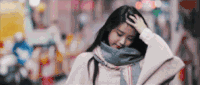 IU 撩发 发型 美女