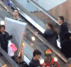 电梯 惊讶 眼神 逗死我了