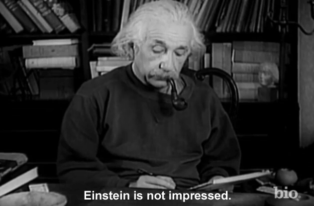 爱因斯坦 探头 冷静 冷漠