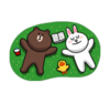 狗熊 兔子 草地 可爱