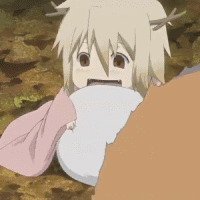 动漫 小女孩 咬东西 张嘴
