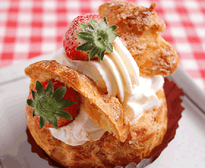 草莓 奶油 蛋糕 美食