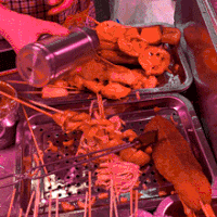 美食 烧烤 盘子 孜然粉