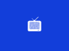 TV 电视 电视雪花点 看电视 蓝色