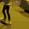 美女 滑板 搞笑 雷人