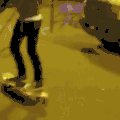 美女 滑板 搞笑 雷人