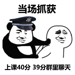 当场逮捕 熊猫头