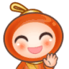 灯笼宝宝 再见 哈 可爱