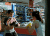 健身 打人 打拳 拳击 激战 电影 运动美女