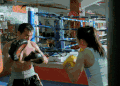 健身 打人 打拳 拳击 激战 电影 运动美女