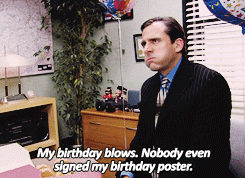 生日 生日快乐 难过的时候   办公室