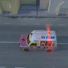 卡车 街道  冰  霜  应急