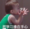 萌娃 本特利 把学习捧在手心 搞怪 逗 可爱