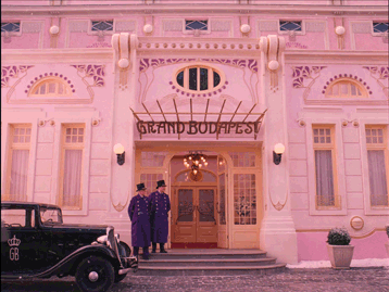 布达佩斯大饭店 酒店 汽车 快递到了