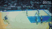 篮球 NBA 勇士 克里斯穆林 激烈对抗 帅气过人 劲爆体育