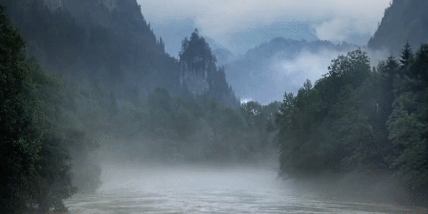多瑙河-欧洲的亚马逊 山间 纪录片 美 雾 风景