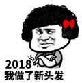 金馆长 蘑菇头 插肩 2018我做了 新头发