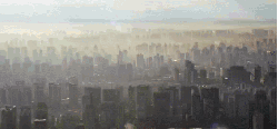 纪录片 航拍中国 西安 阳光 陕西 雾霾 高楼