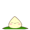 吃粽子 小兔子 可爱 端午节 节日