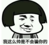 暴漫 文字表情包 我这么帅是不会骗你的 搞笑 沙雕 魔性