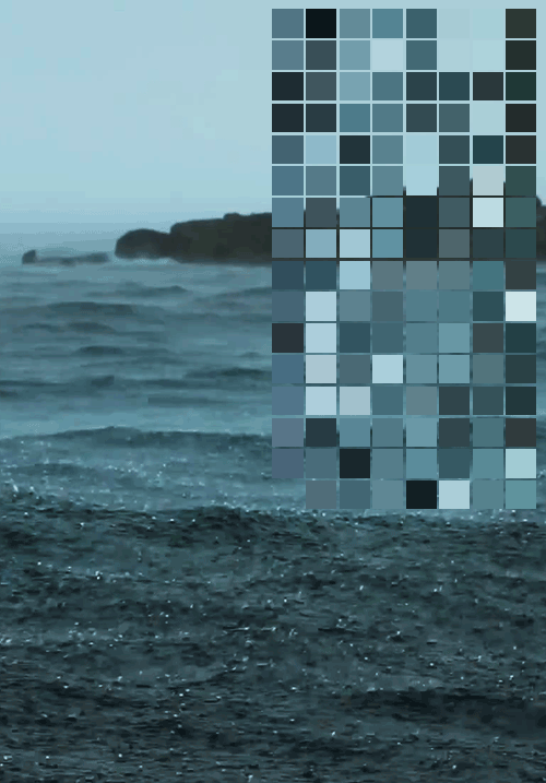 大海 海水 屏幕 马赛克