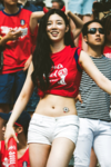 世界杯 韩国 球迷 美女 啦啦宝贝