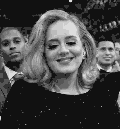 Adele 阿黛尔 黑白 开心