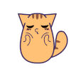 猫咪 可爱 亲吻 红嘴唇