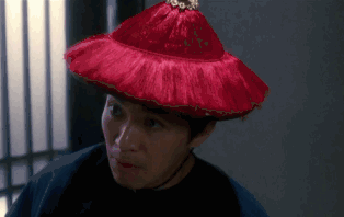 周星驰 帽子 翘辫子 搞笑