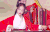 美女 弹琴 古风的感觉 扇扇子