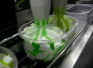 冰淇淋 双色 自动机 塑料盒