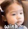 萌娃 金雪 wink 可爱 搞怪 逗