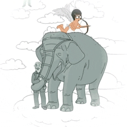 大象 elephant 动画 二维
