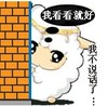 可爱小绵羊  我看看就好  偷看    卖萌