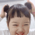 萌娃 开心 调皮 可爱