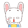 卡通 兔子 搞笑 可爱
