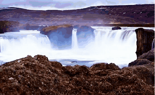 3分钟人生 仙气 冰岛 瀑布 风景