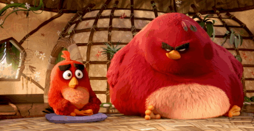 愤怒的小鸟 Angry Birds movie 拳击 大打小 撞壁 扑街 实力差距