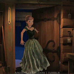 冰雪奇缘 冻结 安娜 关门 搞笑 迪斯尼 Frozen Disney
