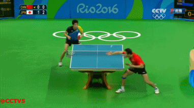 里约奥运会 乒乓球 男子 赛场瞬间