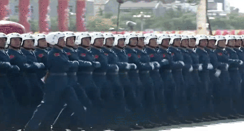 北京 头盔 建国60周年大阅兵 整齐 纪录片 空降兵