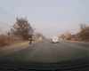 搞笑 大风 开车 夸张