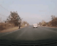 搞笑 大风 开车 夸张