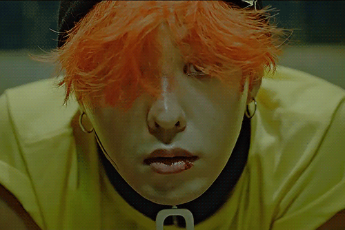 BIGBANG 红发 咧嘴 自拍