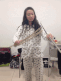 提琴 美女 爆笑 逗比