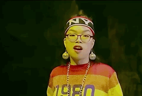 中国有嘻哈 真人秀 搞笑 呐喊 兴奋 唱歌