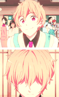 动漫 少年 帅气 交谈