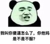 金馆长 咧嘴 熊猫 我叫你傻逼 怎么了 你他妈是不是 不服