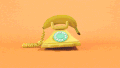 电话 香蕉 座机 电话响了