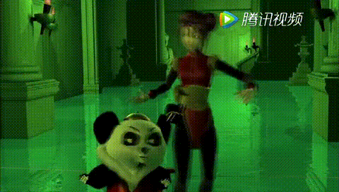 熊猫 女孩 气泡 幽灵